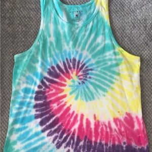 NWOT TIE DYED PACSUN TANK L